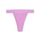 women's high waisted seamless side pure cotton thong, sexy european & american style (invisible design)