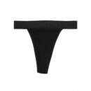 women's high waisted seamless side pure cotton thong, sexy european & american style (invisible design)