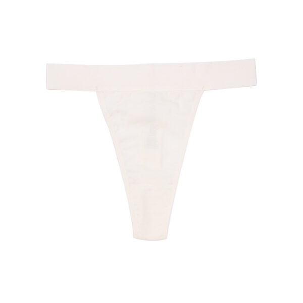 women's high waisted seamless side pure cotton thong, sexy european & american style (invisible design)