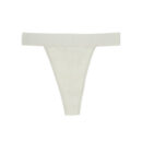 women's high waisted seamless side pure cotton thong, sexy european & american style (invisible design)