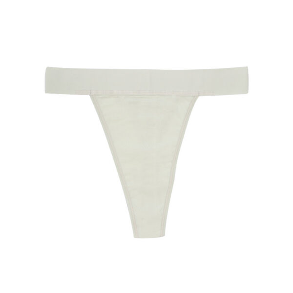 women's high waisted seamless side pure cotton thong, sexy european & american style (invisible design)
