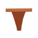 women's high waisted seamless side pure cotton thong, sexy european & american style (invisible design)